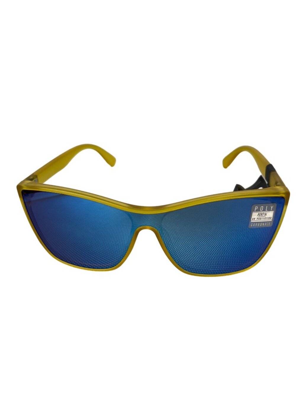 Kreedom Cloud Nine Polycarbonate Sunglasses UV Protection Yellow Blue Modern NEW